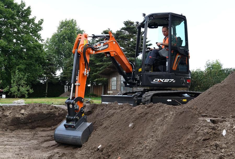 Excavators, Mini Excavators, DX27Z image 2.