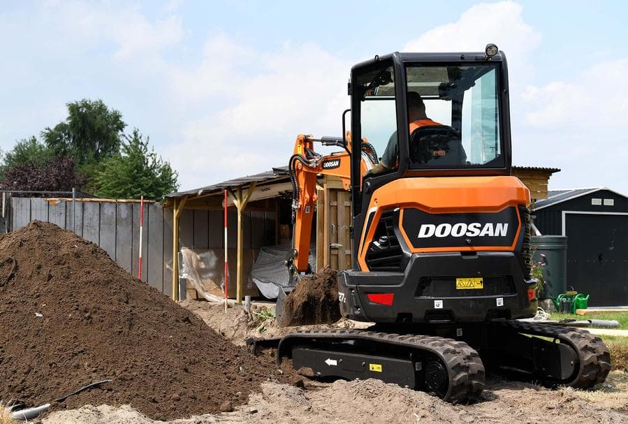 Excavators, Mini Excavators, DX27Z image 4.