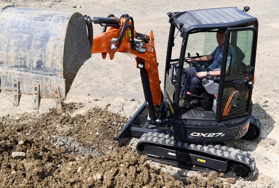 Excavators, Mini Excavators, DX27Z image 3.